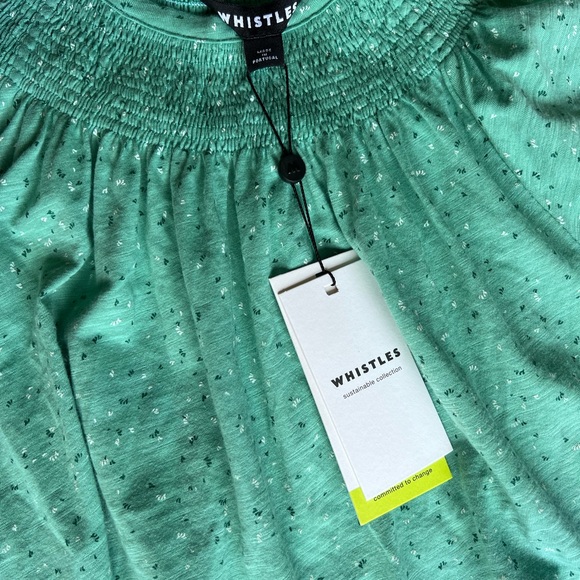 NWT Whistles Scattered Bloom Blade Top XS - Picture 5 of 5